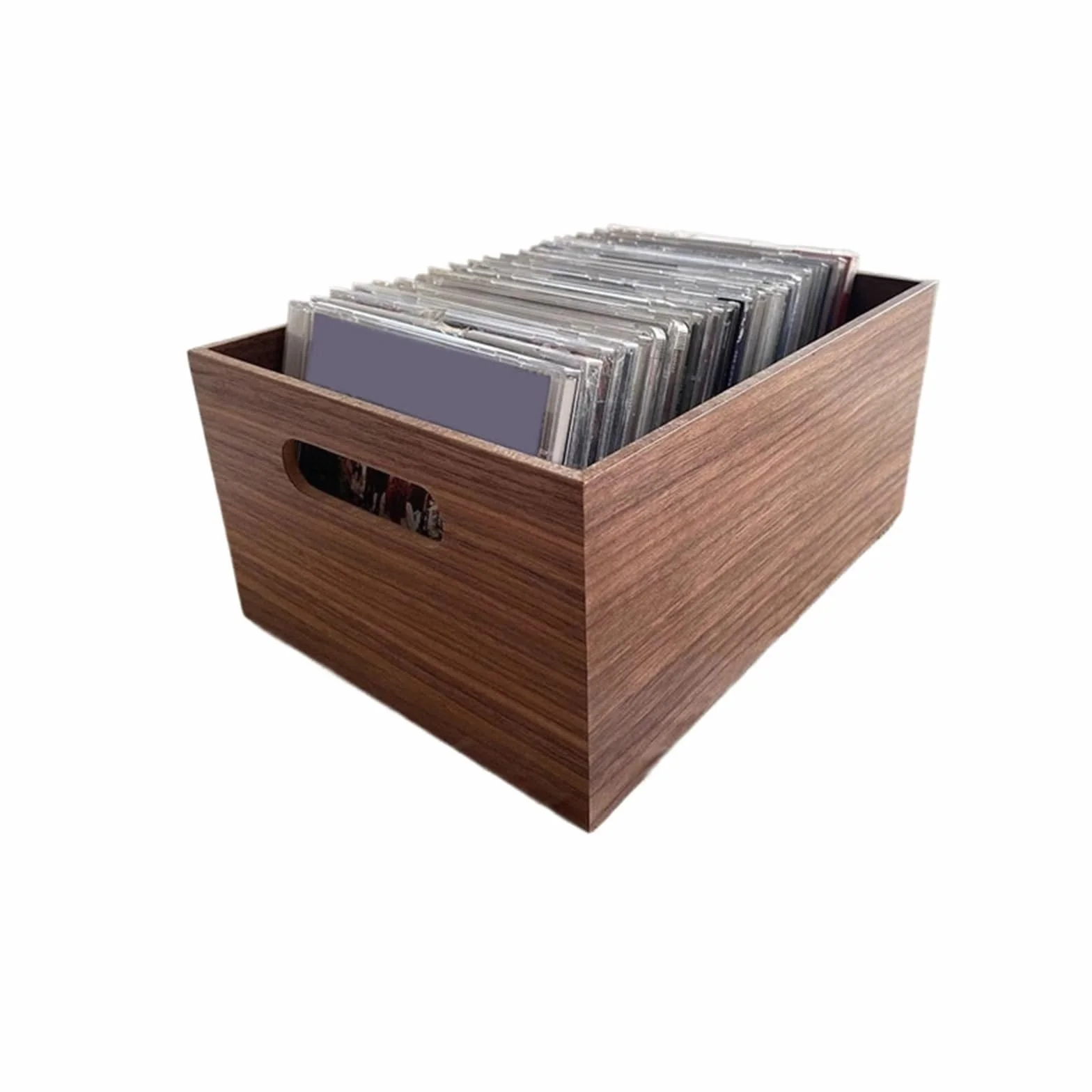 archiviazione dei record Scatola for dischi CD multifunzionale Album in legno retrò centro di intrattenimento