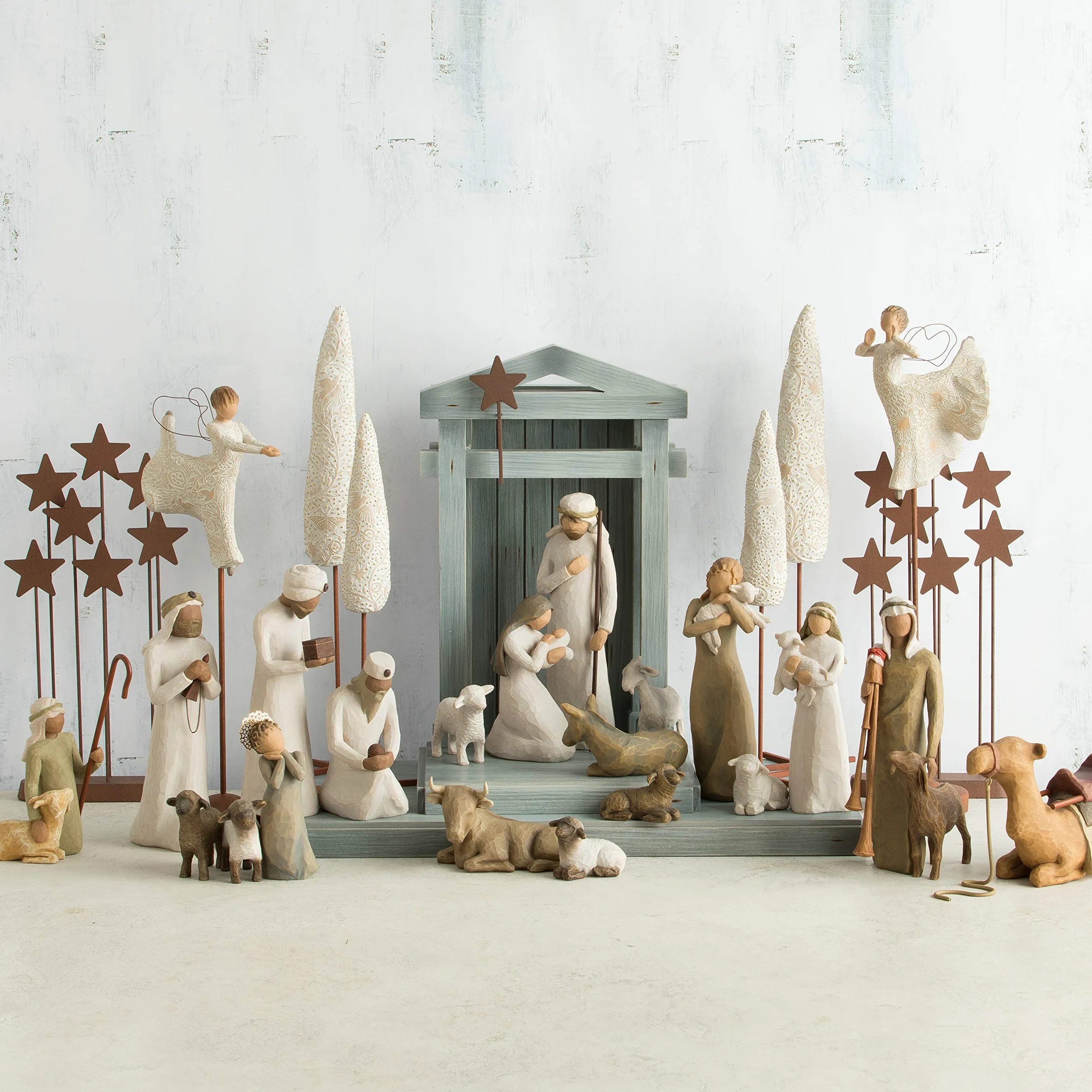 Willow Tree Figurine Natività, Resina, Design di Susan Lordi