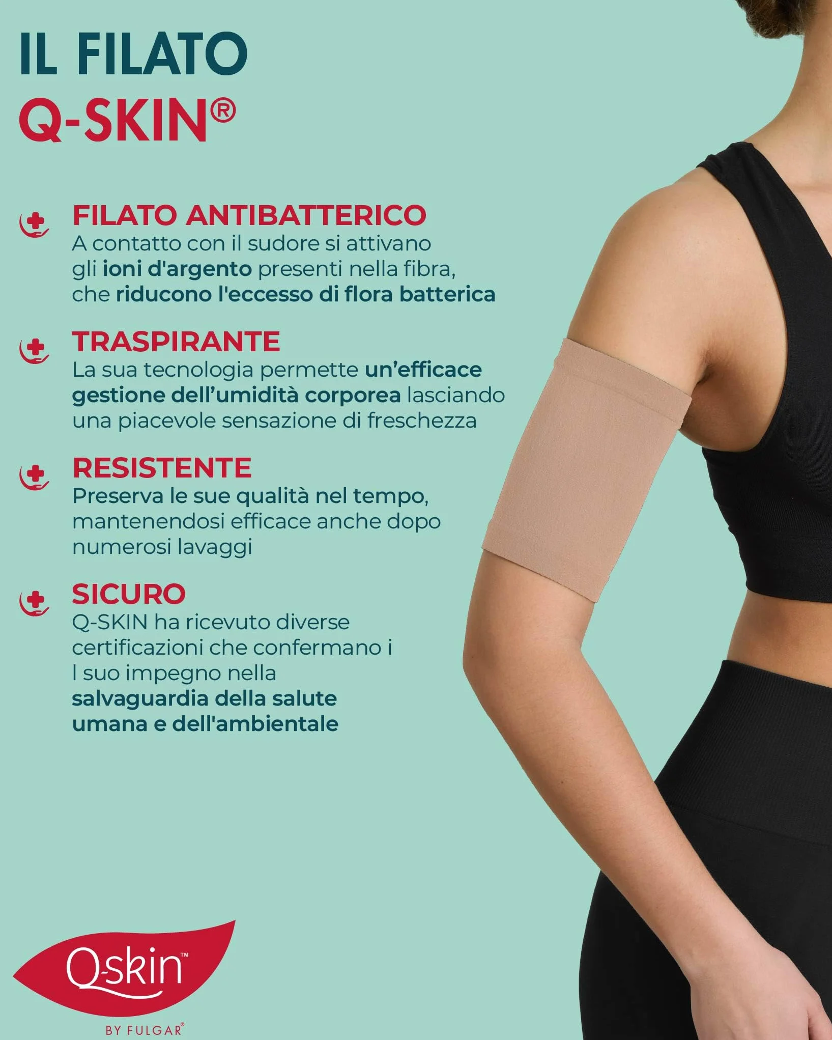 Fascia Protezione in Microfibra Traspirante e Antibatterica per Glucometro Manicotti Braccia Protettivi 2pz Made in Italy