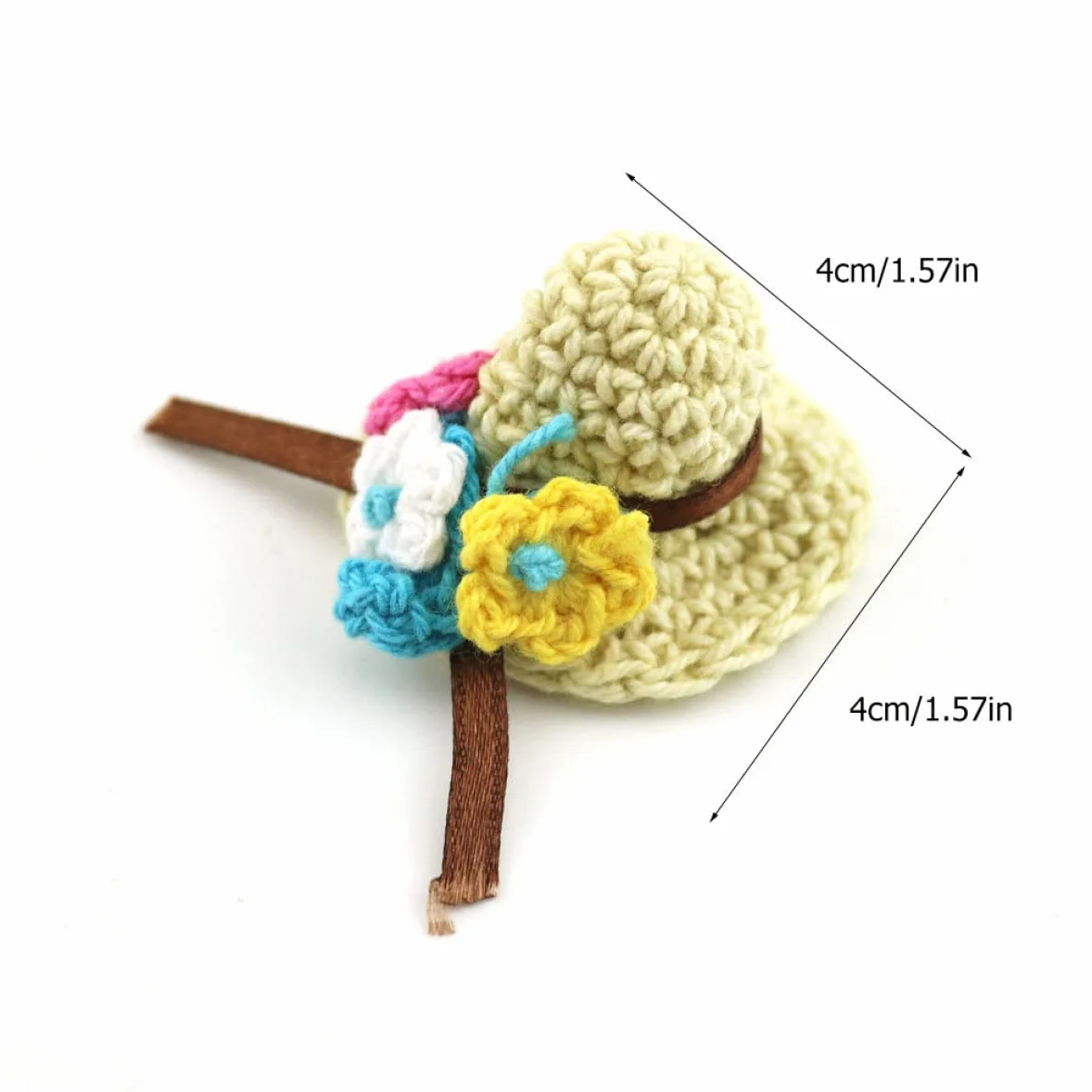 10 Pezzi Mini Cappelli in Miniatura di Natale Cappelli Artigianali in Miniatura per Bambole Ornamenti Artigianali in a