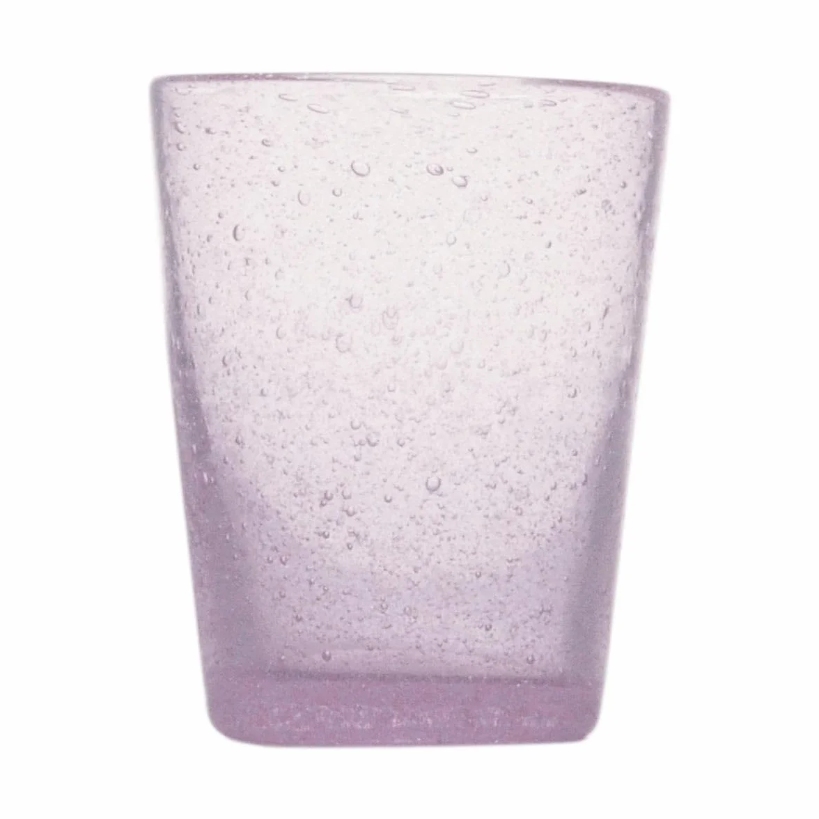 MEMENTO Set 6 bicchieri acqua in pasta di vetro 300cc Violette