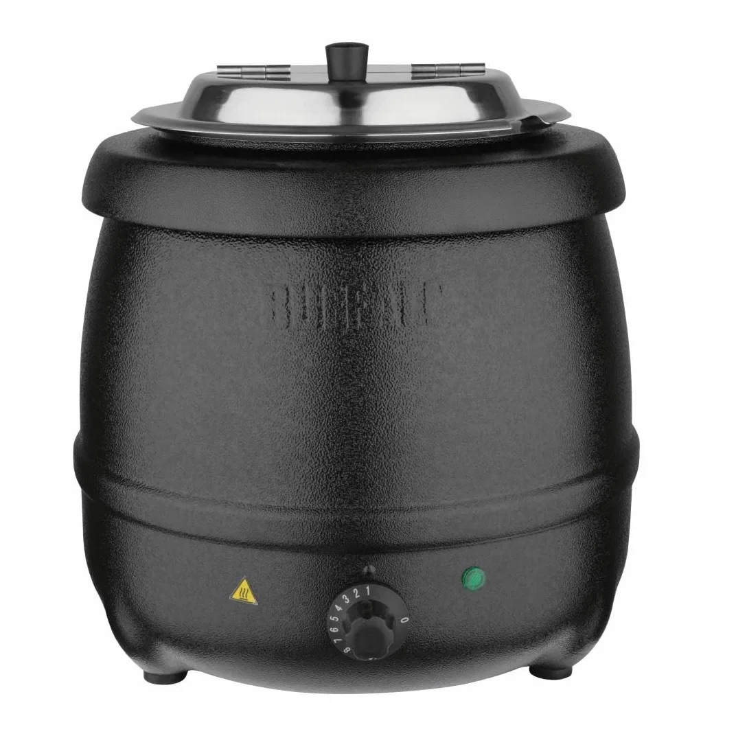 Buffalo Soup Kettle. 10 Litre. Black