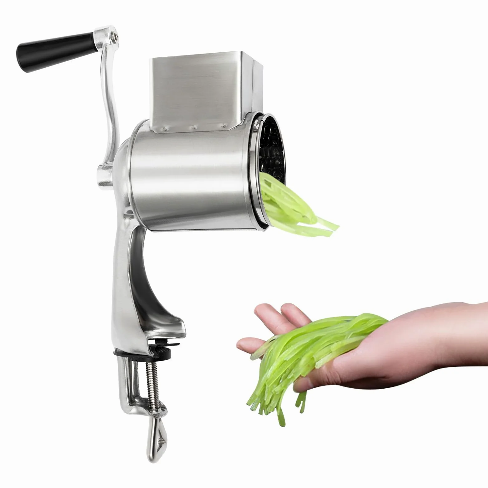 Kitchen Pro - Affettatrice verticale per verdure, grattugia, tagliaverdure, tagliaverdure, tagliatoio, schiuma, ecc