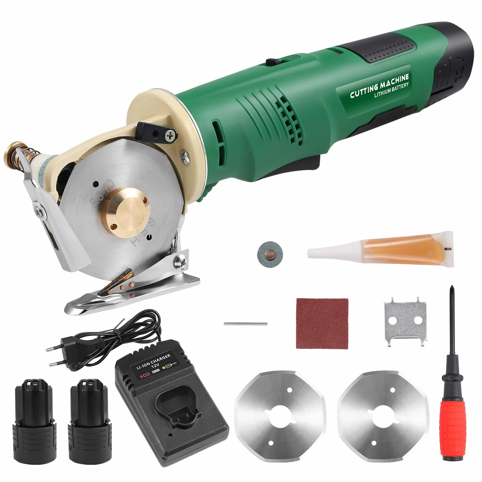 Forbici elettriche ricaricabili 240W 2000RPM 2000mAh 25mm Taglio per pelle cartone moquette