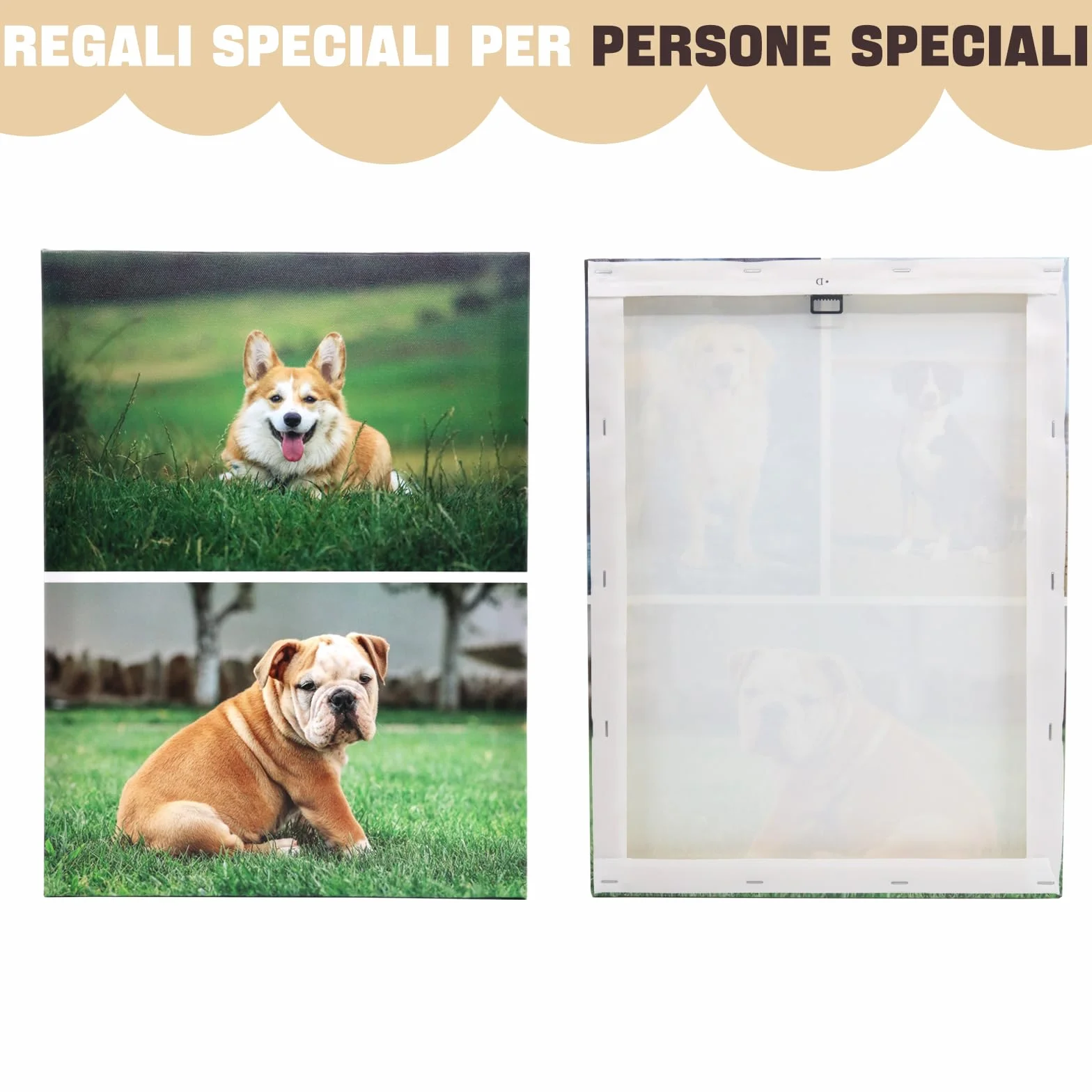 Quadro Personalizzato con Foto, Tela Personalizzata con Foto, Opzioni di Dimensioni Multiple