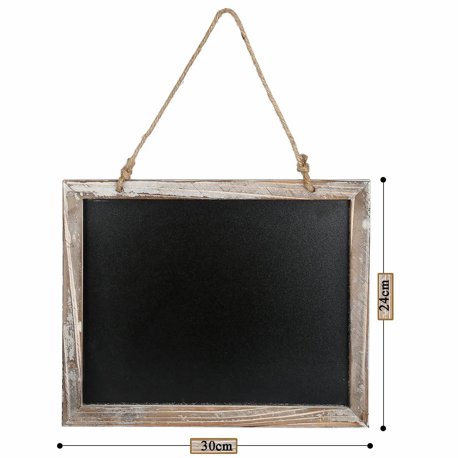 BESTOOL 2 lavagne decorative per bambini, in legno, in stile rustico, per matrimoni, cucina, dispense e decorazione da parete (24 x 30 cm)