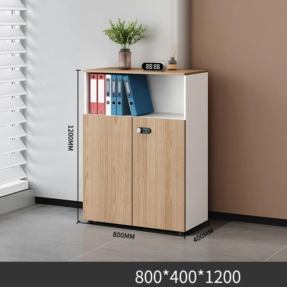 Schedario in legno con serratura Corto Office Sto nizer Archiviatore salvaspazio con divisore per Home Office Slish Document Sto Solut