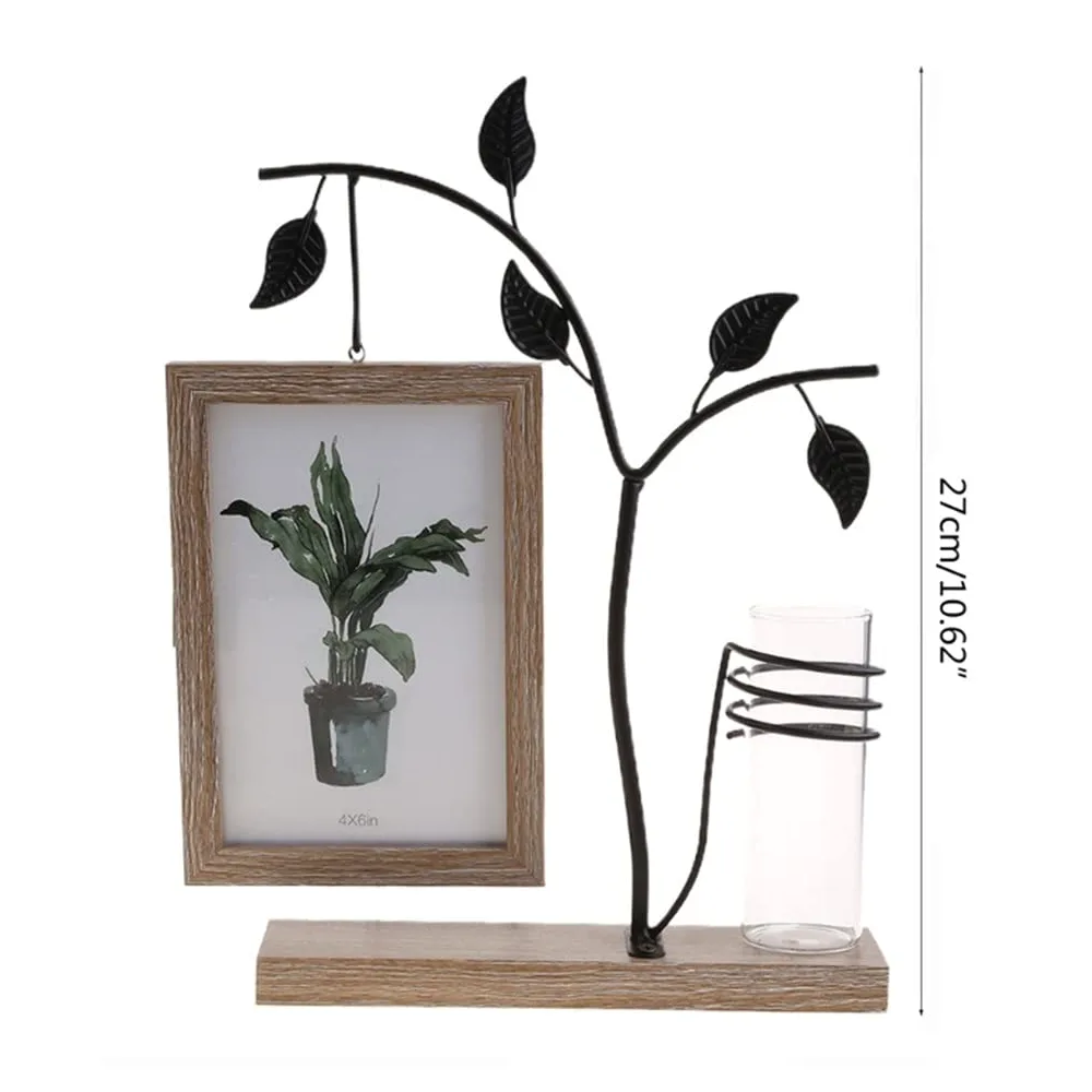 Cornici, Cornici for Foto Verticali Da Scrivania for Albero In Metallo 4x6 for Famiglie Con Vetro(Argento)