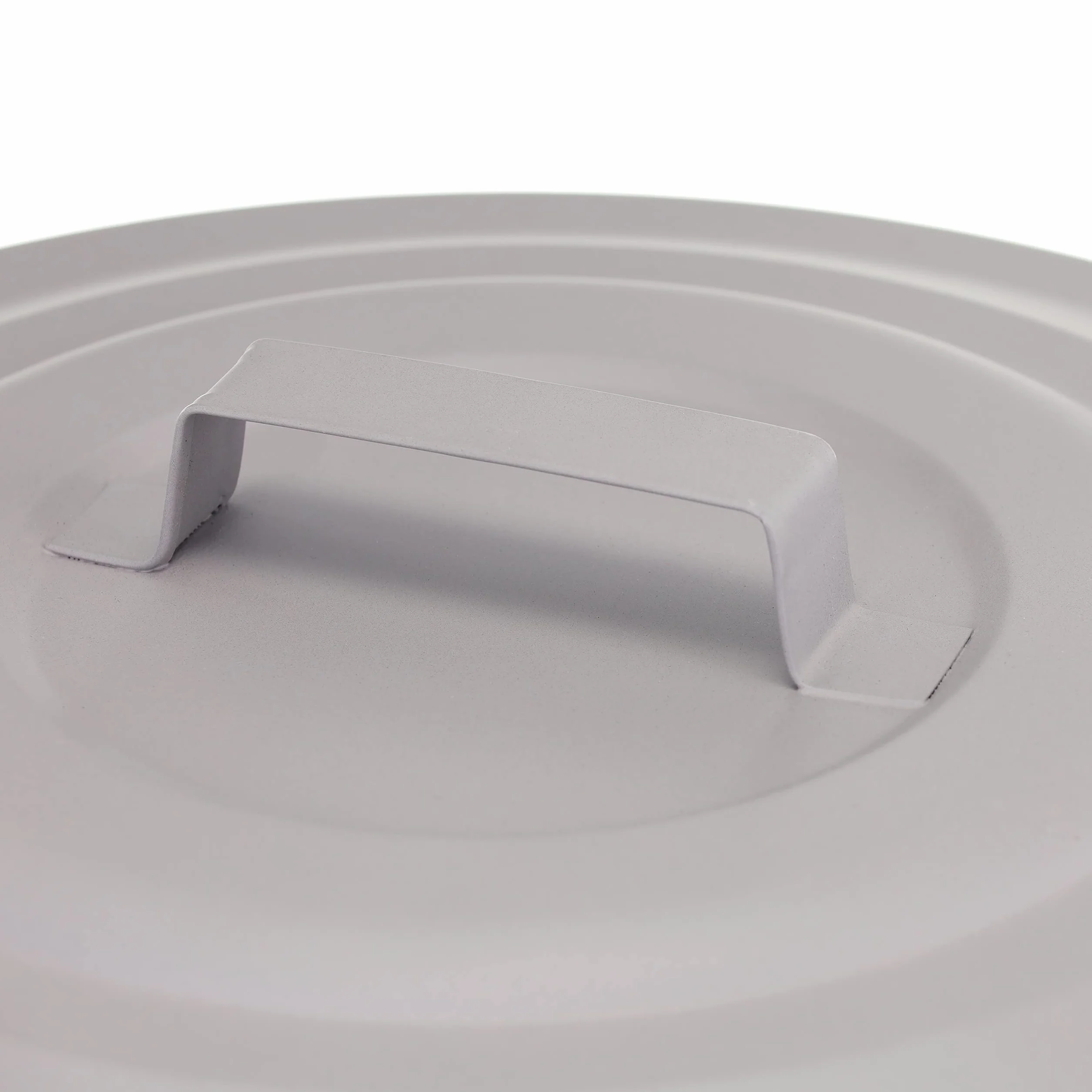Relaxdays Secchio Portacenere Acciaio Legno Grigio HD42x35,5cm