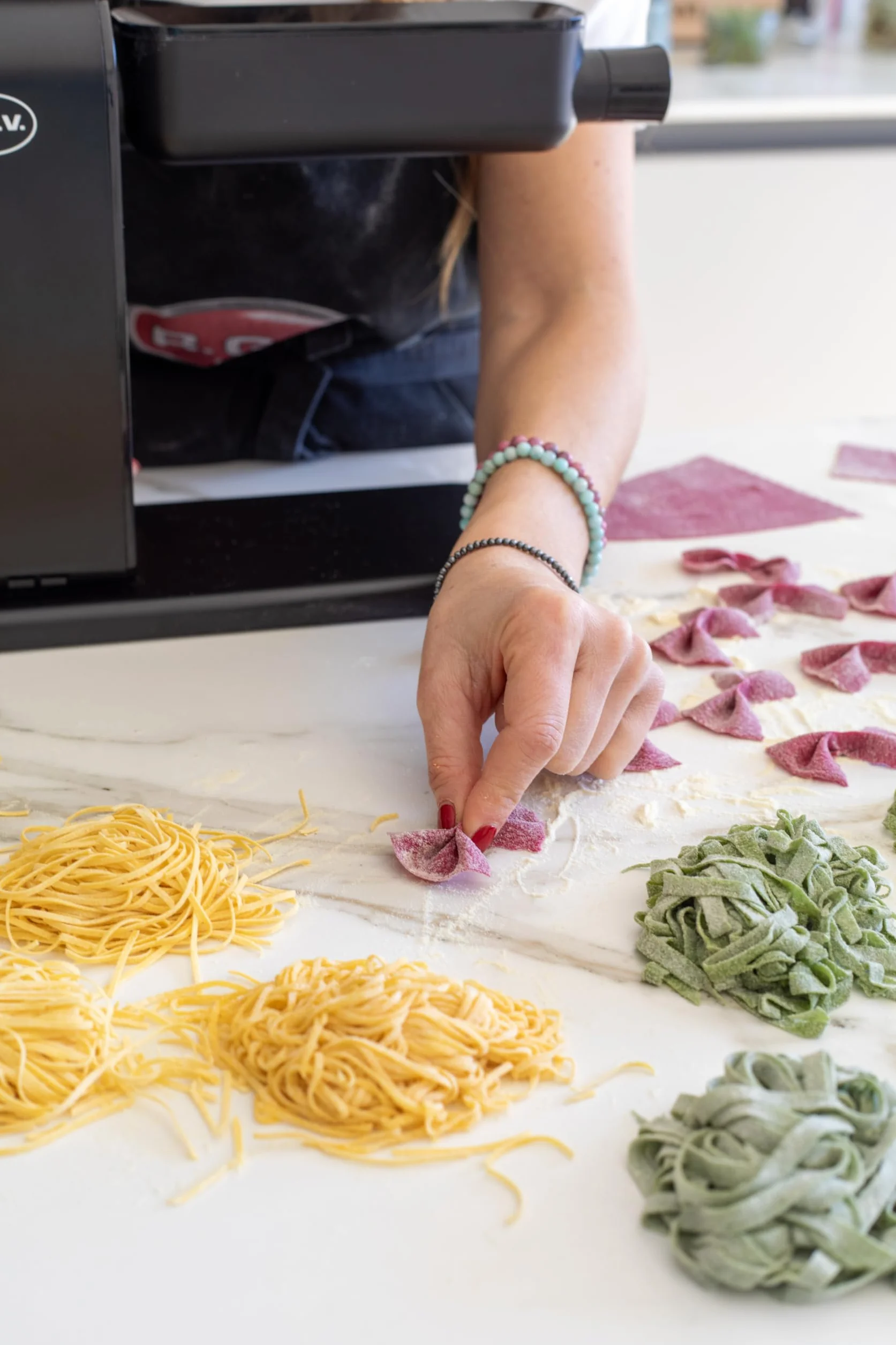 RGV Pasta Ora Macchina Elettrica per Pasta 120W, 3 Accessori, ABS