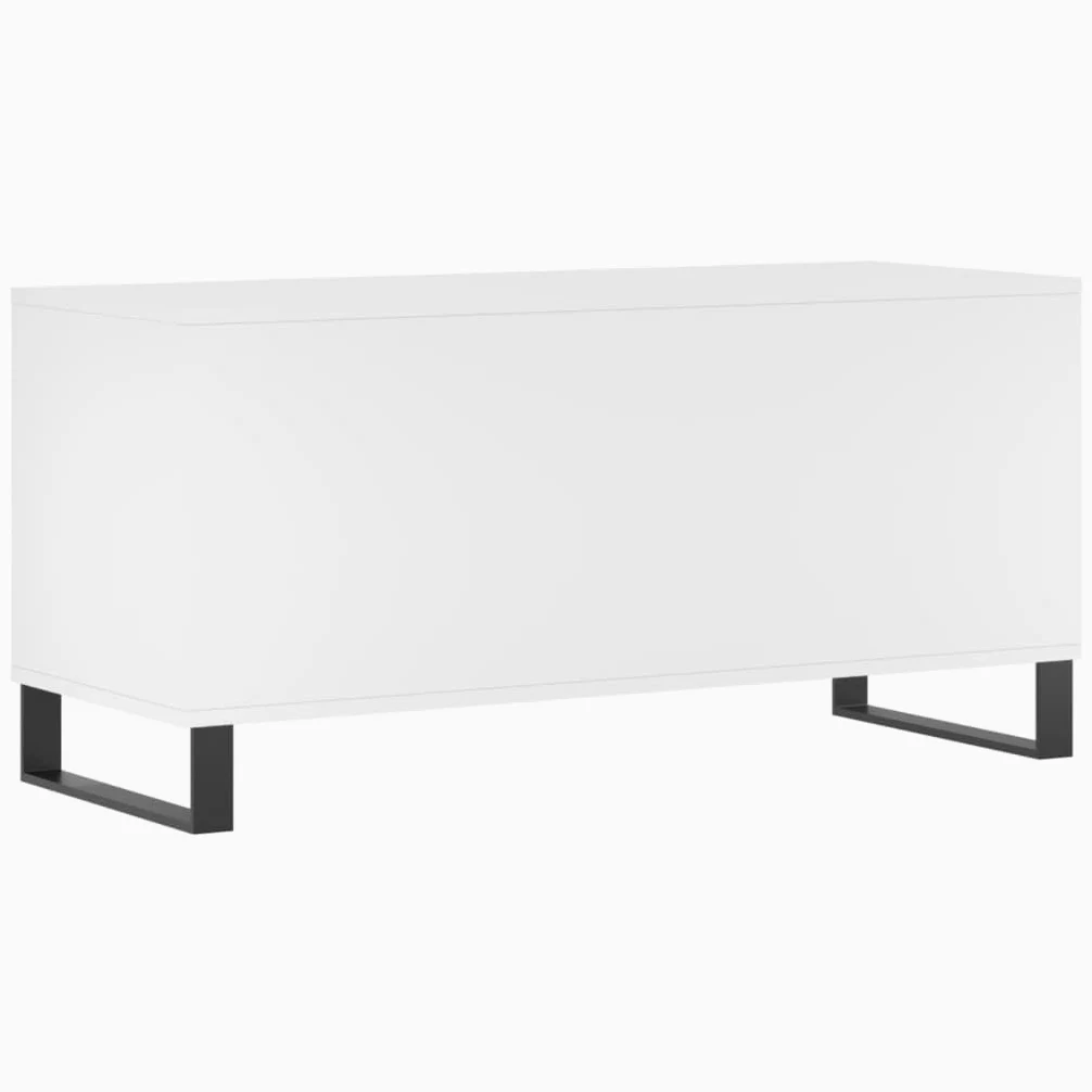 Generico Mobile Porta Dischi Bianco 100x38x48 cm in Legno Multistrato,Mobili,Armadietti e portaoggetti,Scaffali e armadietti per Supporti multimediali-831756
