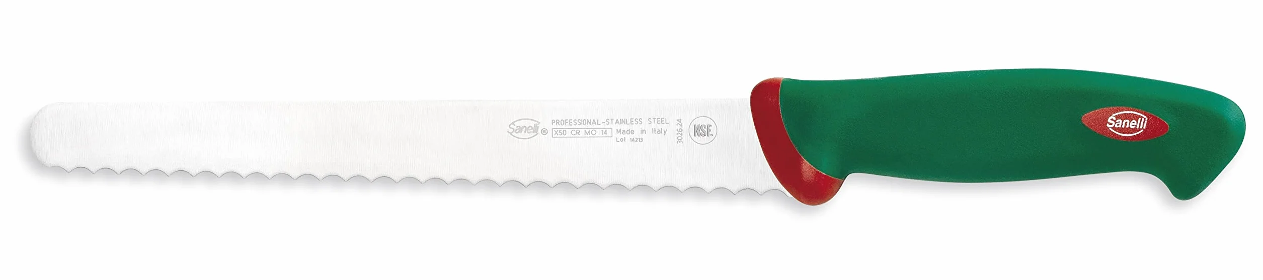 Sanelli Premana Professional Coltello Pane, Acciaio Inossidabile, 37 x 3 x 4 cm