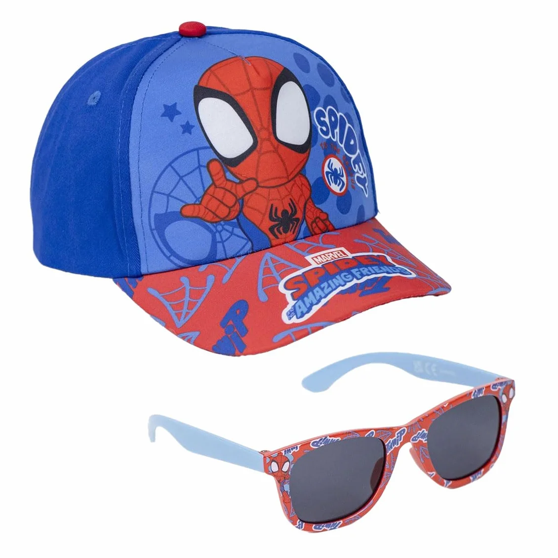 Cappellino Spiderman per Bambini, Cappello con Visiera Regolabile, Berretto Multicolore Marvel Licenza Ufficiale, Accessorio Casual Outdoor