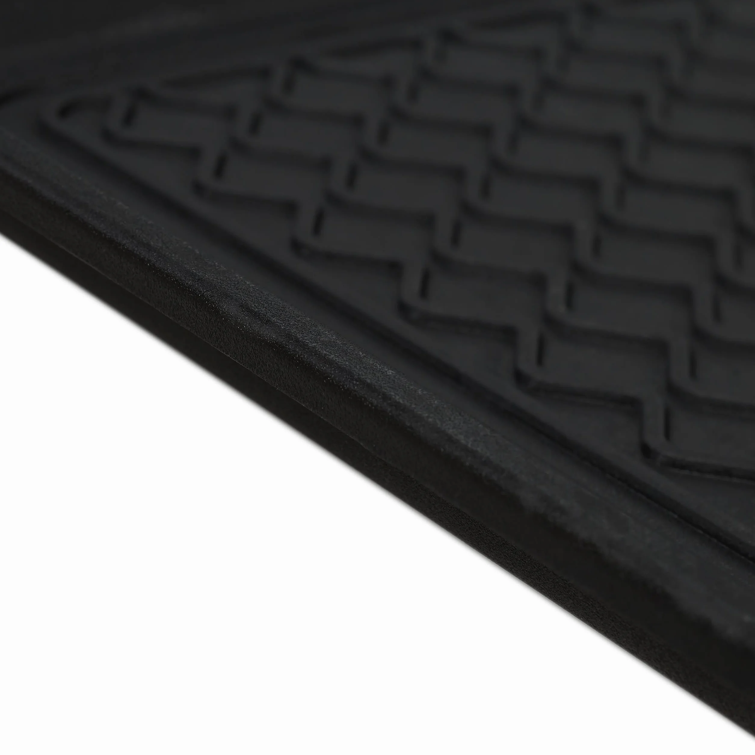 Relaxdays 4X Poggiascarpe, Vaschetta per Scarpe Bagnate, con Bordi, per Corridoio, Armadio, Auto, Pulizia, 3x60x40 cm, Nero