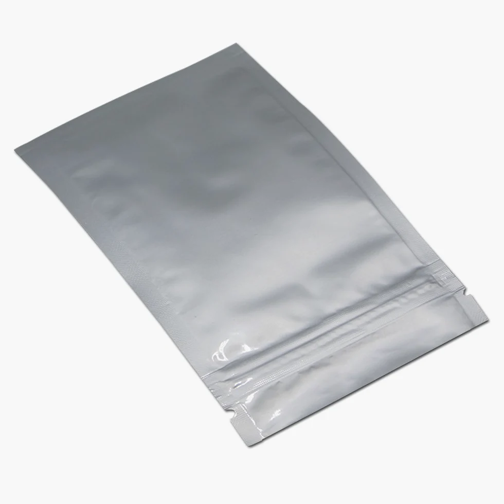 100 Sacchetti Mylar con Chiusura Lampo, 14x20cm