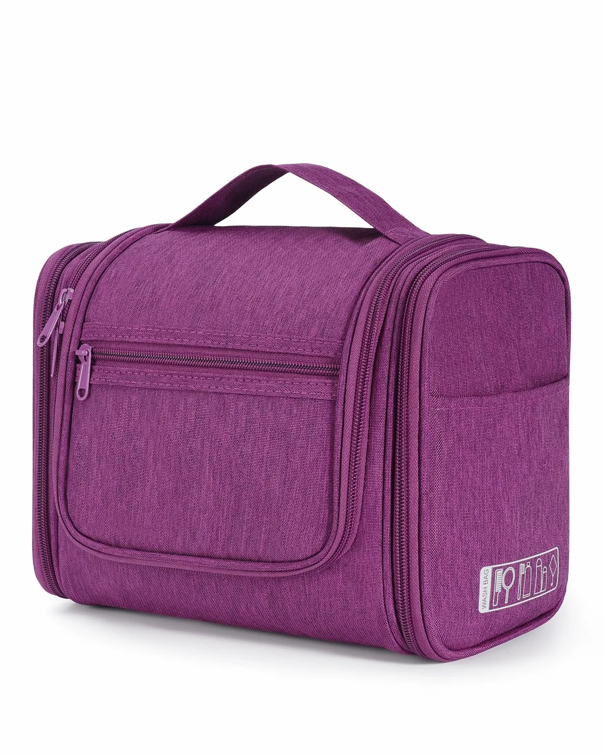 WANDF Borsa da toilette appesa da viaggio per cosmetici Organizzatore per bagno doccia Resistente all'acqua