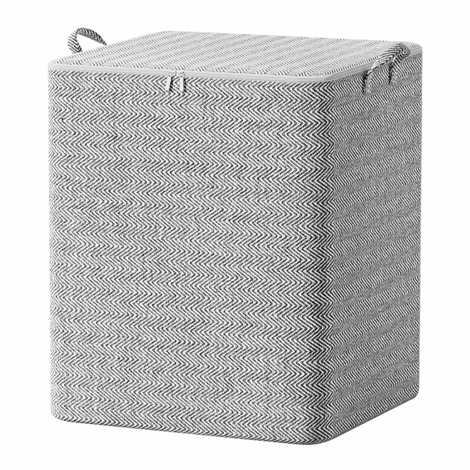 Organizer per Armadio Grande Capacità 220 L, con Coperchio con Cerniera e Divisori Pieghevoli per Cassetti, Scatole per Vestiti per Scaffali