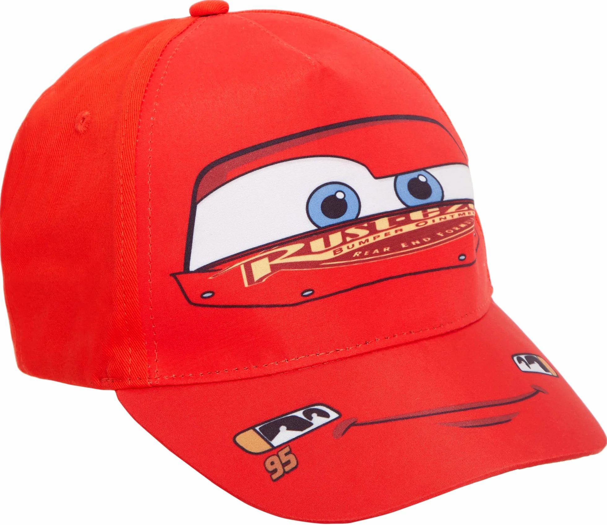 Disney Cars Cappellino da baseball Saetta McQueen per bambini visiera regolabile