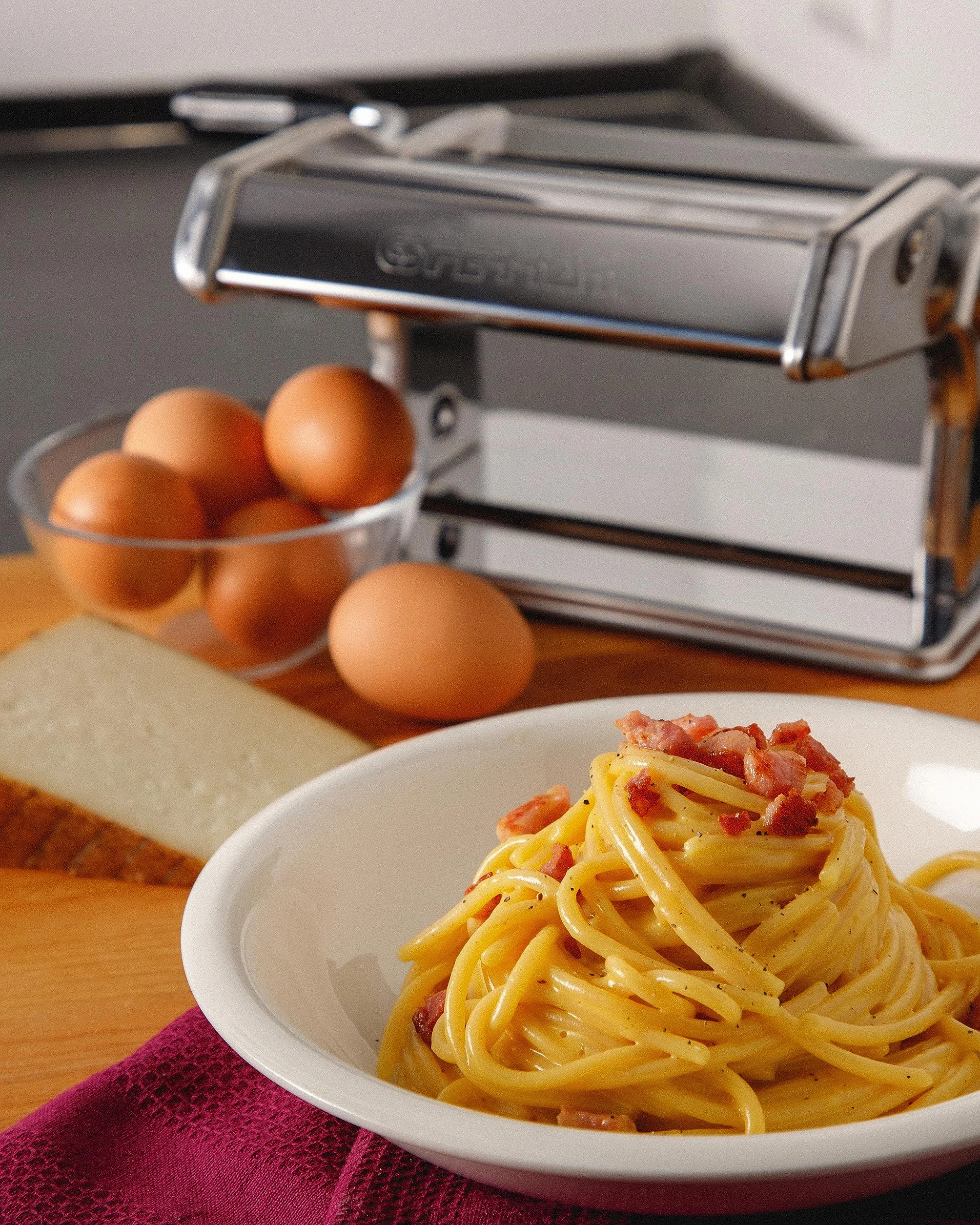 G3 Ferrari G20124 Sfoglia easy Macchina per la Pasta, Acciaio Inox, Rulli 18 Cm