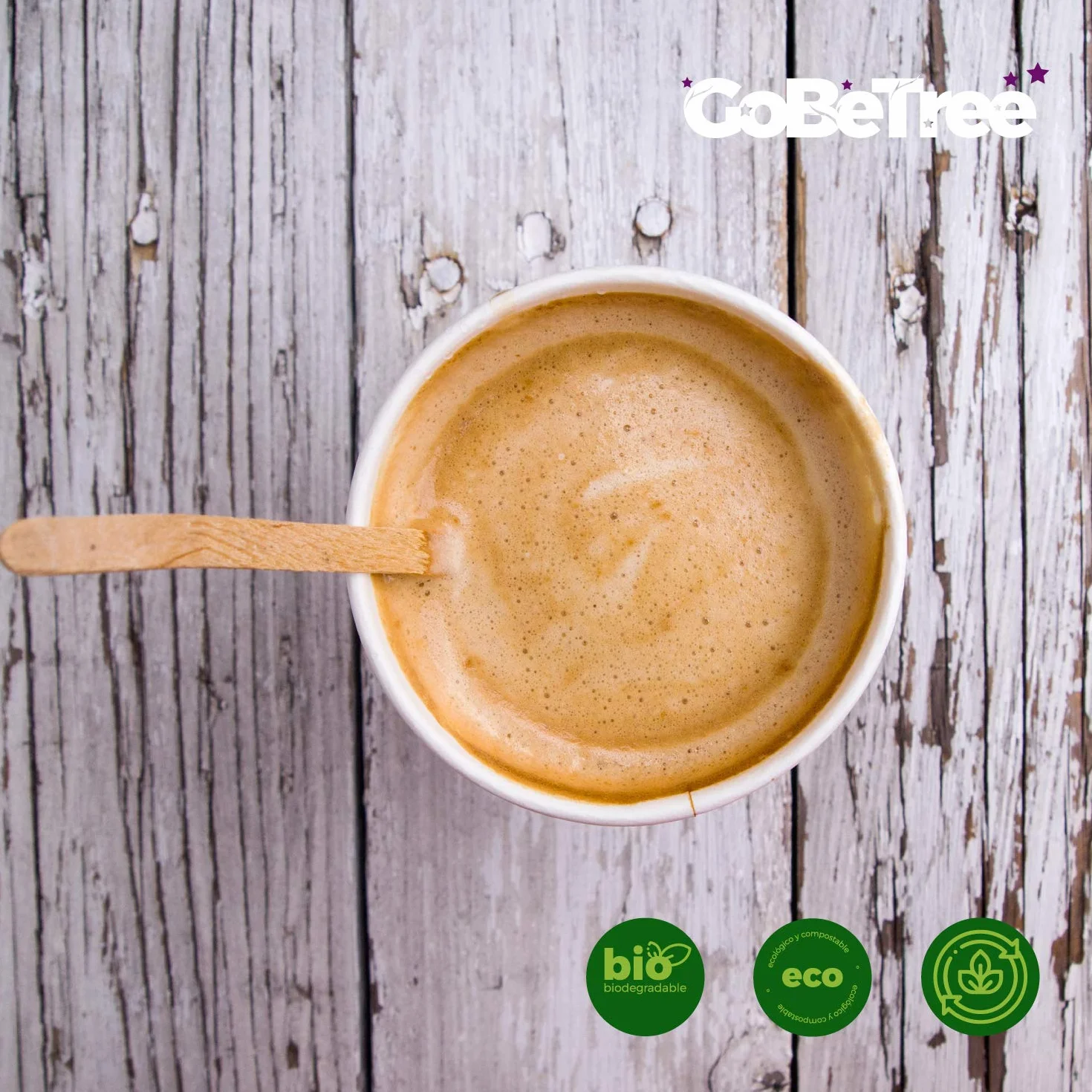 1000 palettine caffè in legno 11 cm bastoncini usa e getta mescolare caffè tè agitatori artigianato