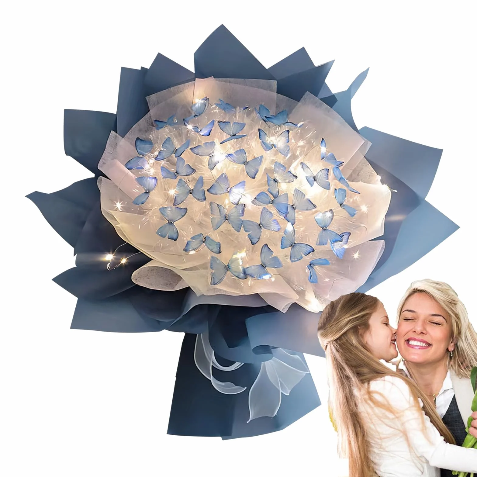Genérico Fiori di : Set di artigianato con fiori fai da te, pezzi colorati, forme di luminose, stile leggero morbido | Design floreale a LED semplice per armonia
