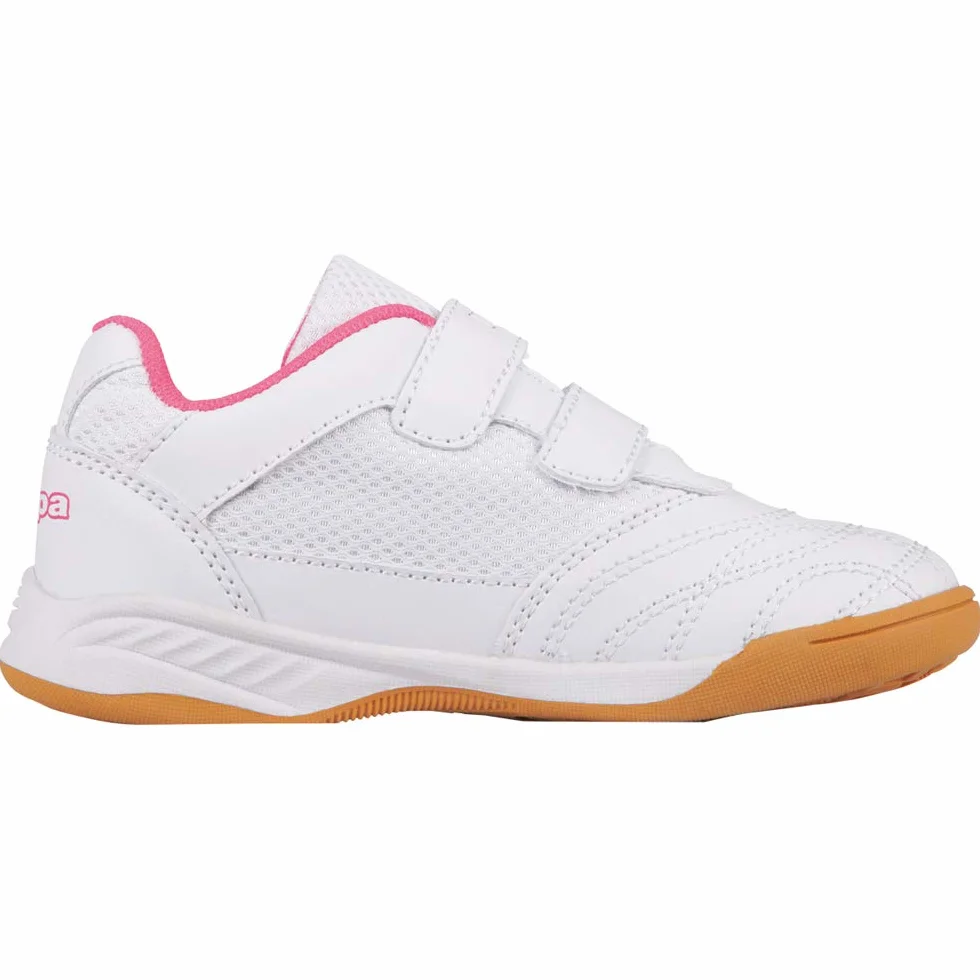 Kappa Kickoff Scape sport indoor Unisex bambini ragazzi Bianco white l'pink 37 EU