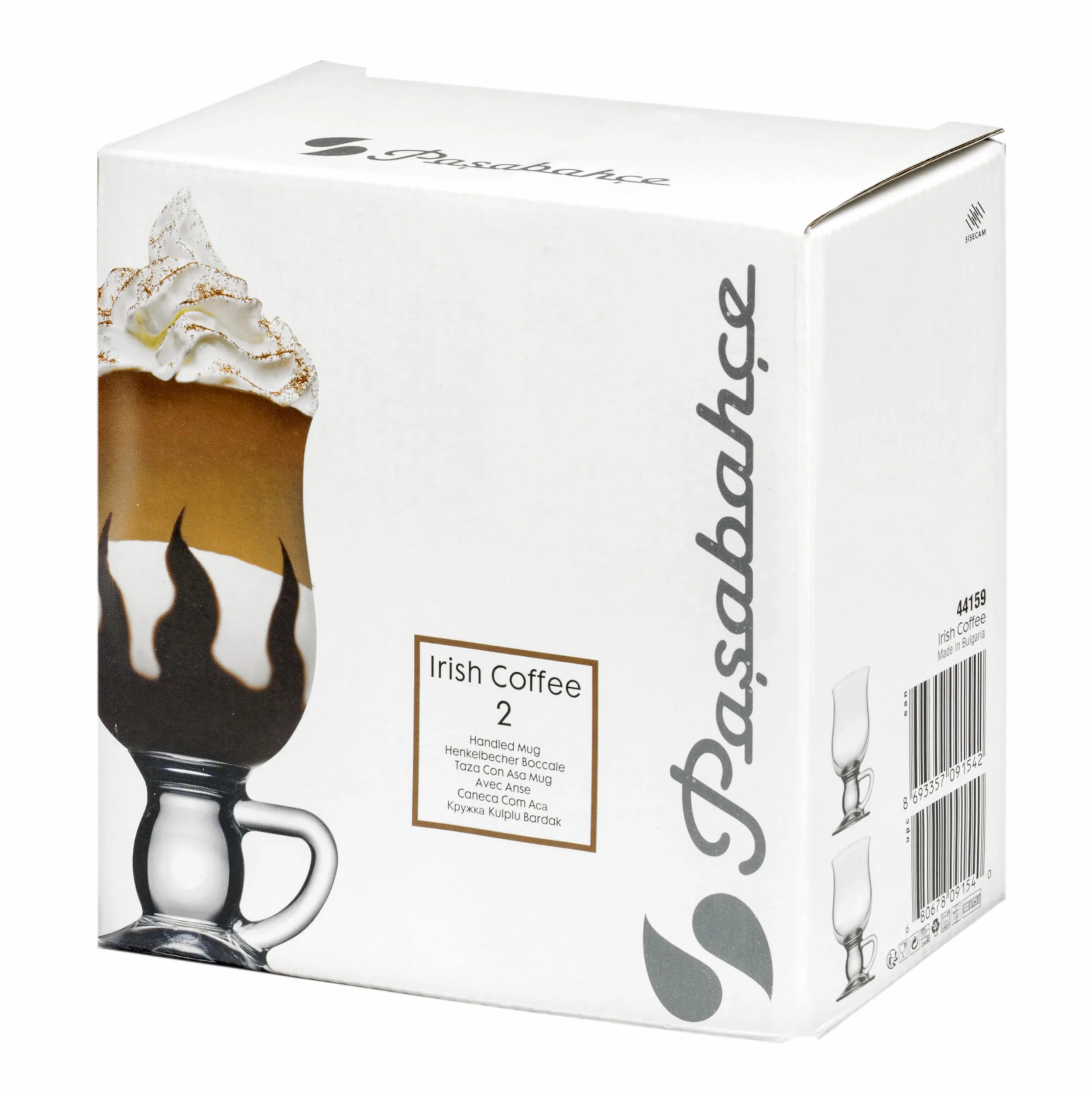 Pasabahce 44159 - Bicchieri per Irish Coffee, 270 cc, 12 Pezzi