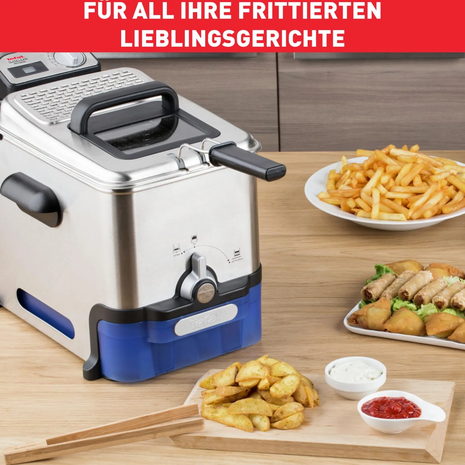 Tefal Fryer Oleoclean Pro Inox & Design (FR8040)