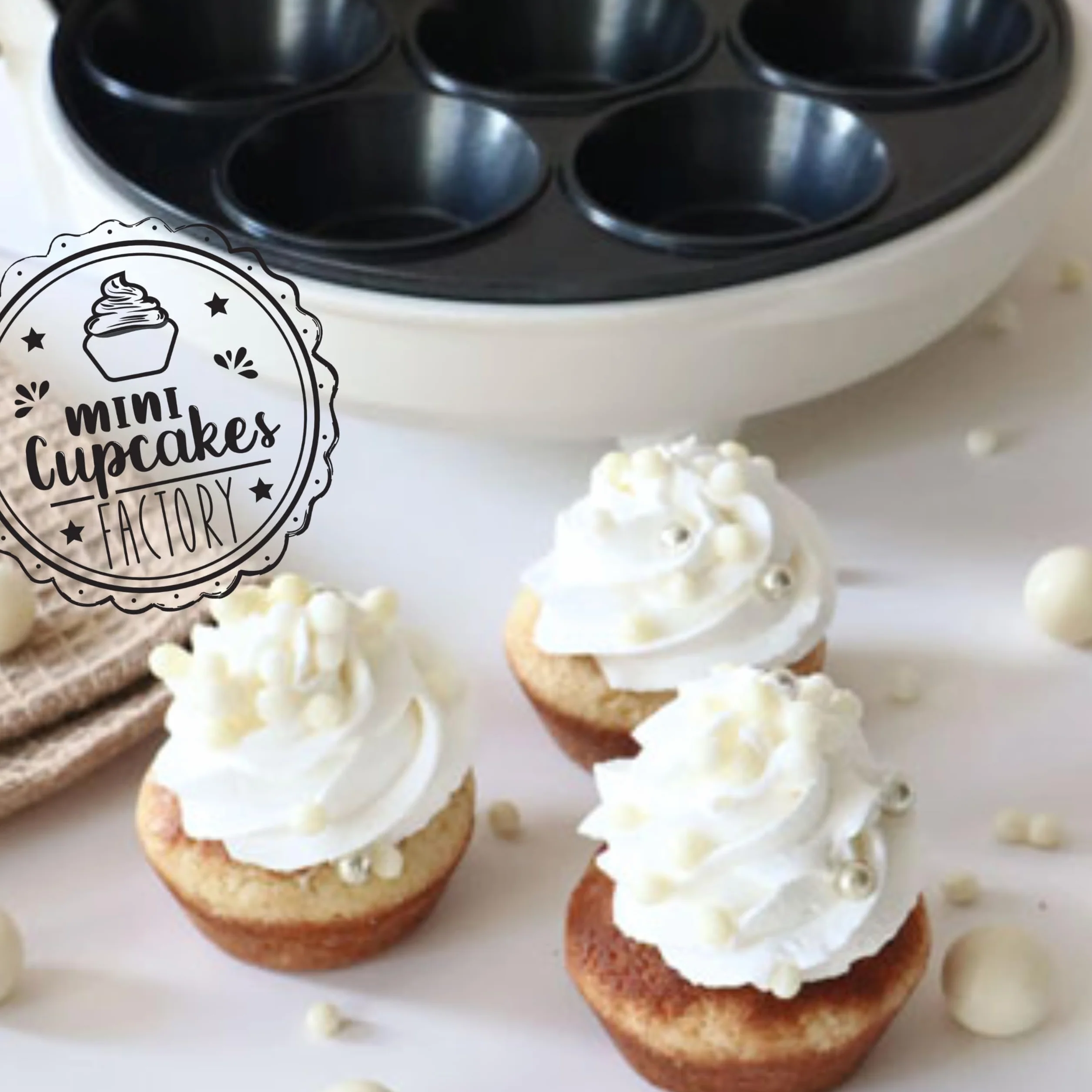 ScrapCooking Macchina per Cupcakes & Muffins - Mini Cupcakes Factory - Bianco