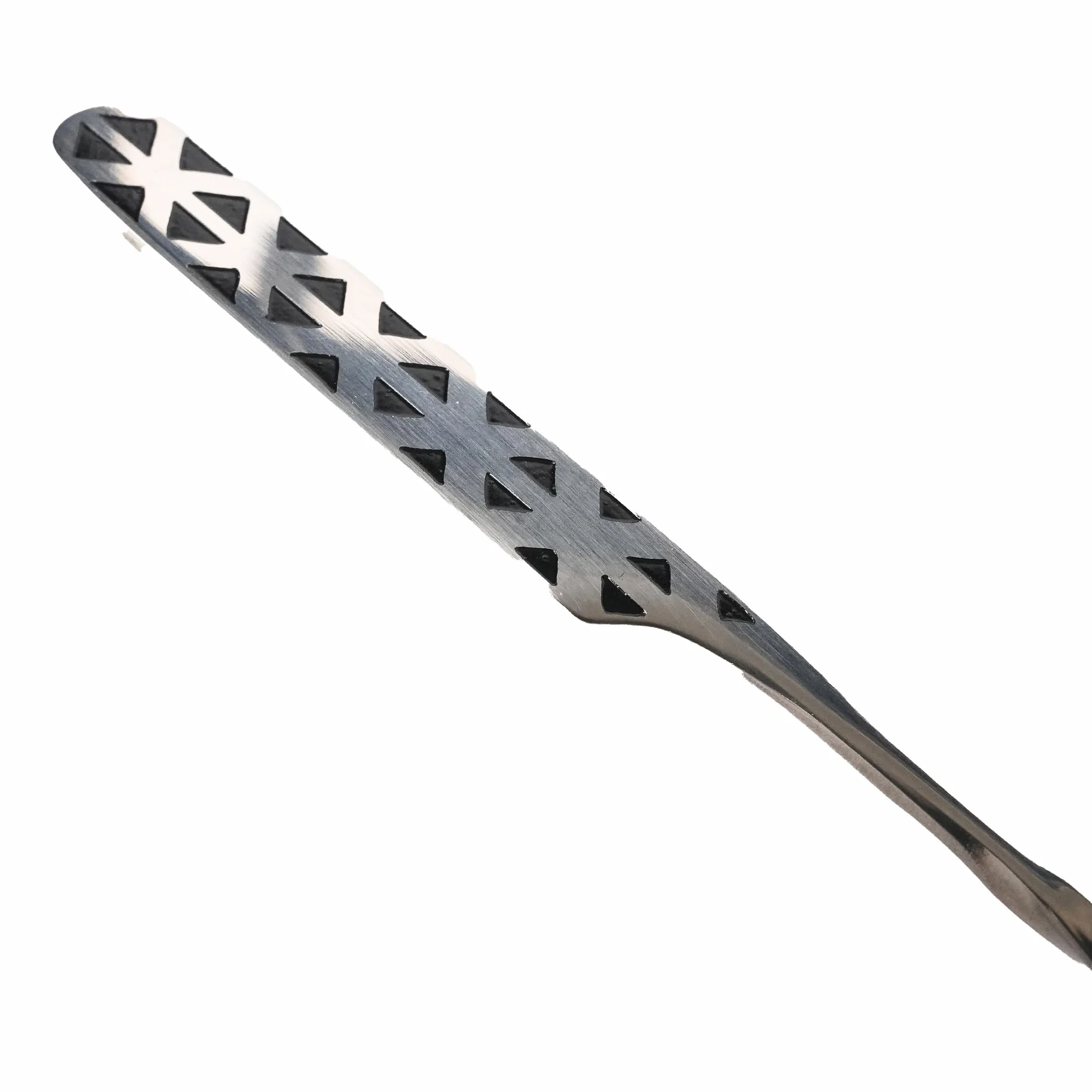 Kidia Bar Spoon Professionale Geometric Lines 40 cm – Cucchiaio da Bar in Acciaio Inox 304 con Misurazioni 1/2/3 ml – Bar Spoon per Cocktail, Bartender e Home Bar