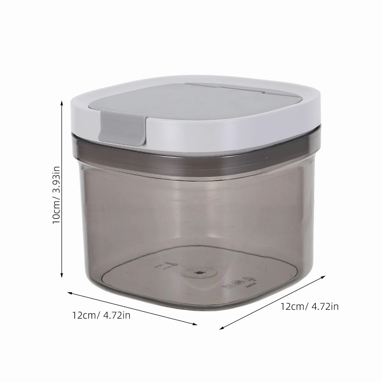 Barattolo ermetico da 800 ml/27 oz per latte in polvere | Contenitore riutilizzabile con coperchio per chicchi di caffè, zucchero e alimenti secchi, a prova di umidità, per la cucina,