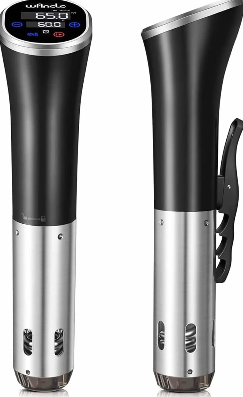 Wancle Sous Vide Roner Cucina a Bassa Temperatura 1100W IPX7 Impermeabile con Funzione di Prenotazione