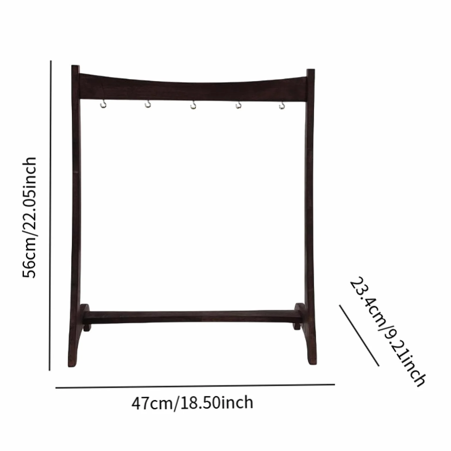 Supporto per Carillon da Tavolo con Base in Legno Resistente Appendi Decorazioni Floreali Porta Penna Calligrafica Portapiante Ornamentale Adatto per