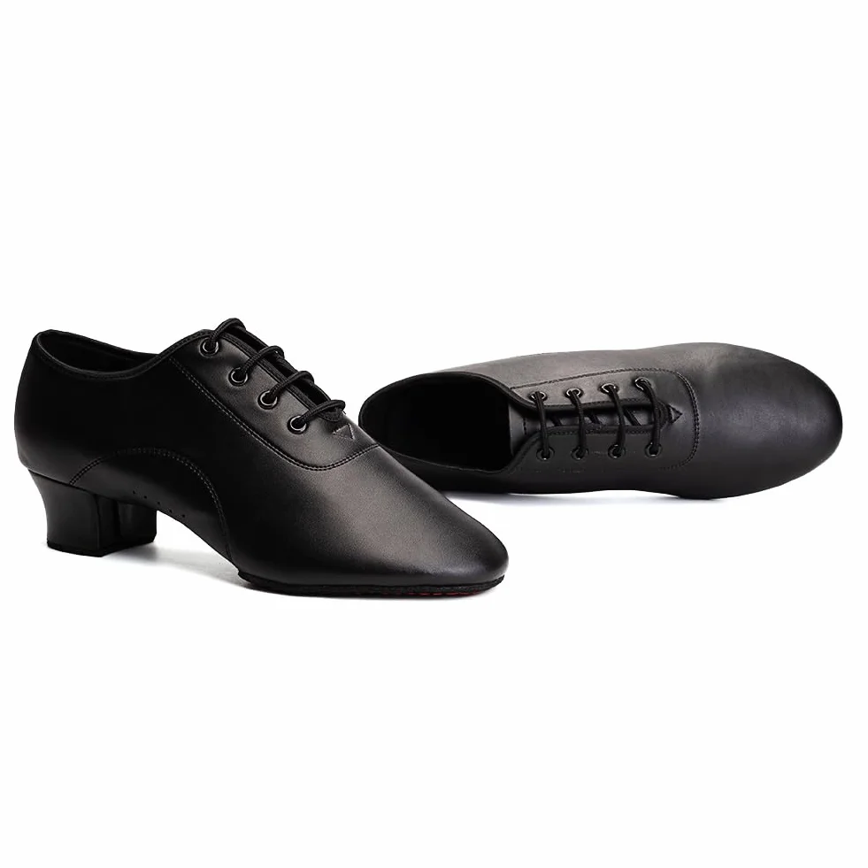 HIPPOSEUS Scarpe da Ballo Latino Americano Suola Spaccata Uomo Tacco Basso