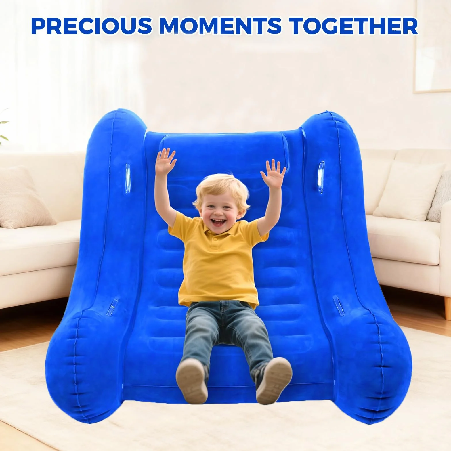 Sedia a dondolo sensoriale per bambini (blu)