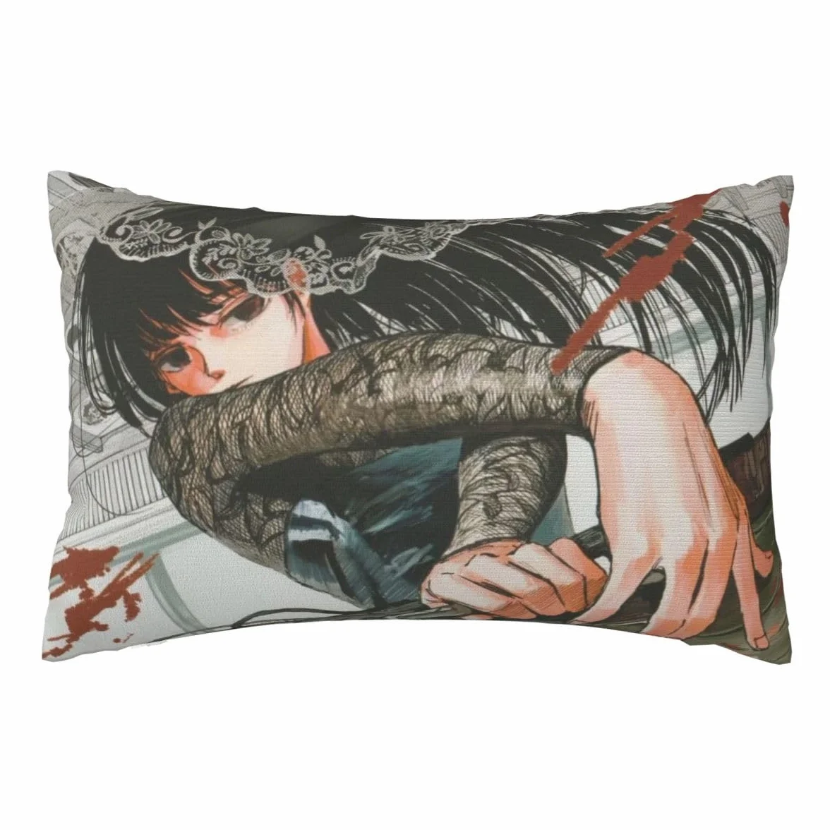 Sakamoto Taro Anime Asakura Shin Pillowcase 40 x 60 cm Double Side Printing Decorative Cushion for Divano Bedroom