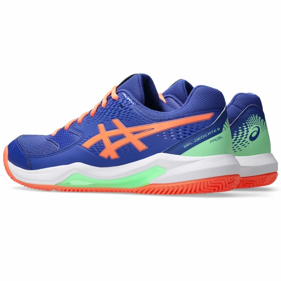 ASICS Dedicate 8 Clay Uomo Scarpe da Tennis Turchese Bianco