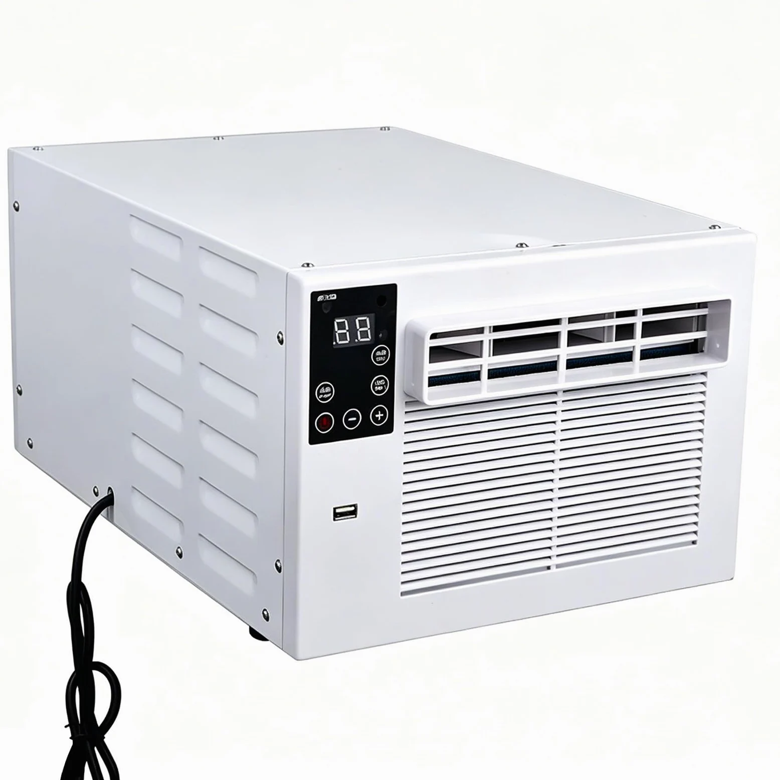 Condizionatore Portatile con Guarnizione Universale Finestre | Raffreddamento 550w E Deumidificazione, Telecomando Incluso, Adatto per Camere E Uffici, Senza Installazione Fissa