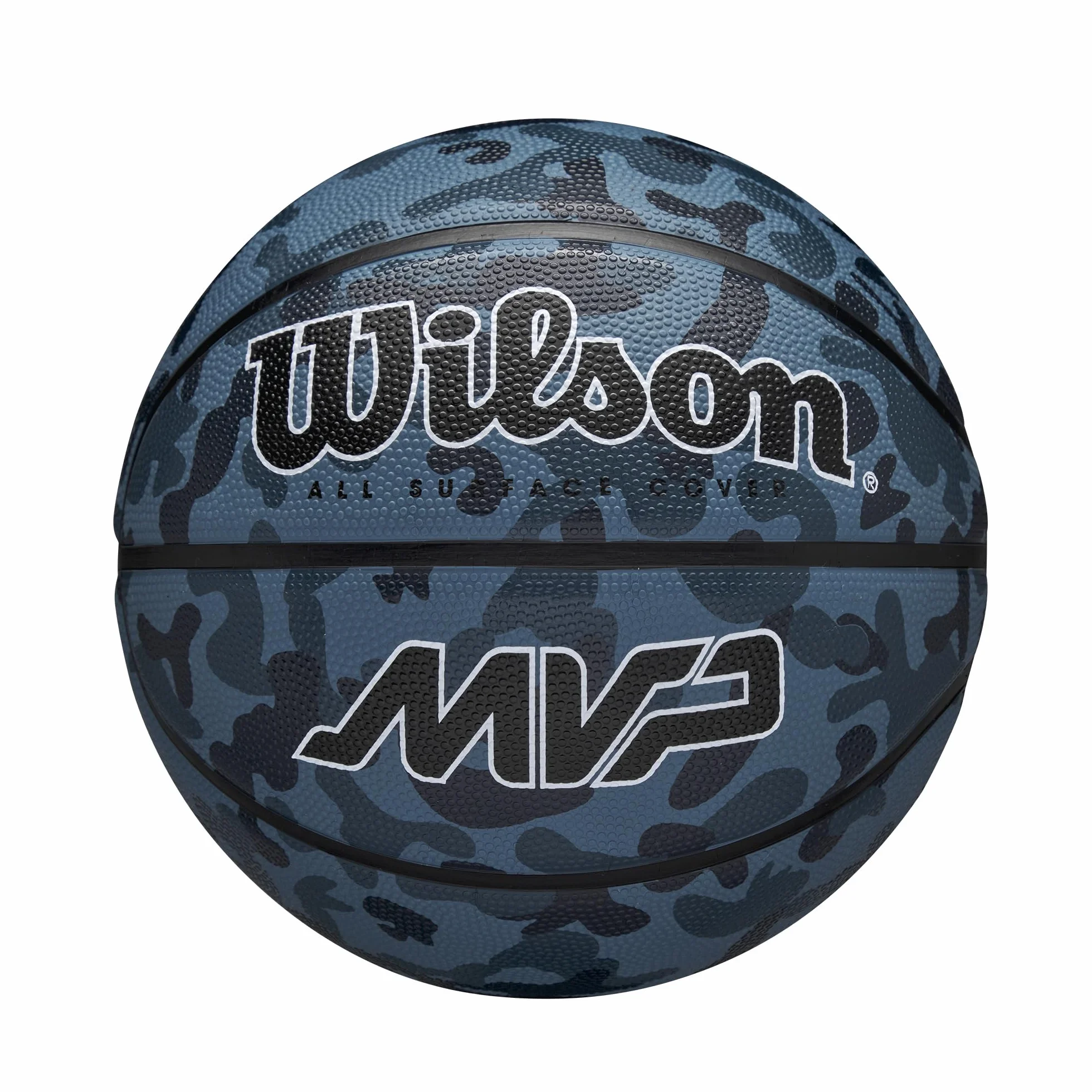 Wilson MVP Camo Basketball Blue