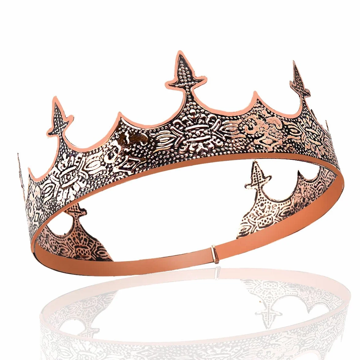 Corona Capelli Gioielli Reale Diadema Uomini Metallo Halloween Costume