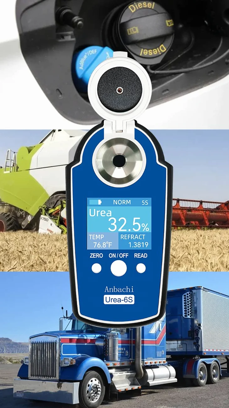 Rifrattometro digitale tester di urea digitale ideale per camion diesel ad alta precisione indice di rifrazione portatile