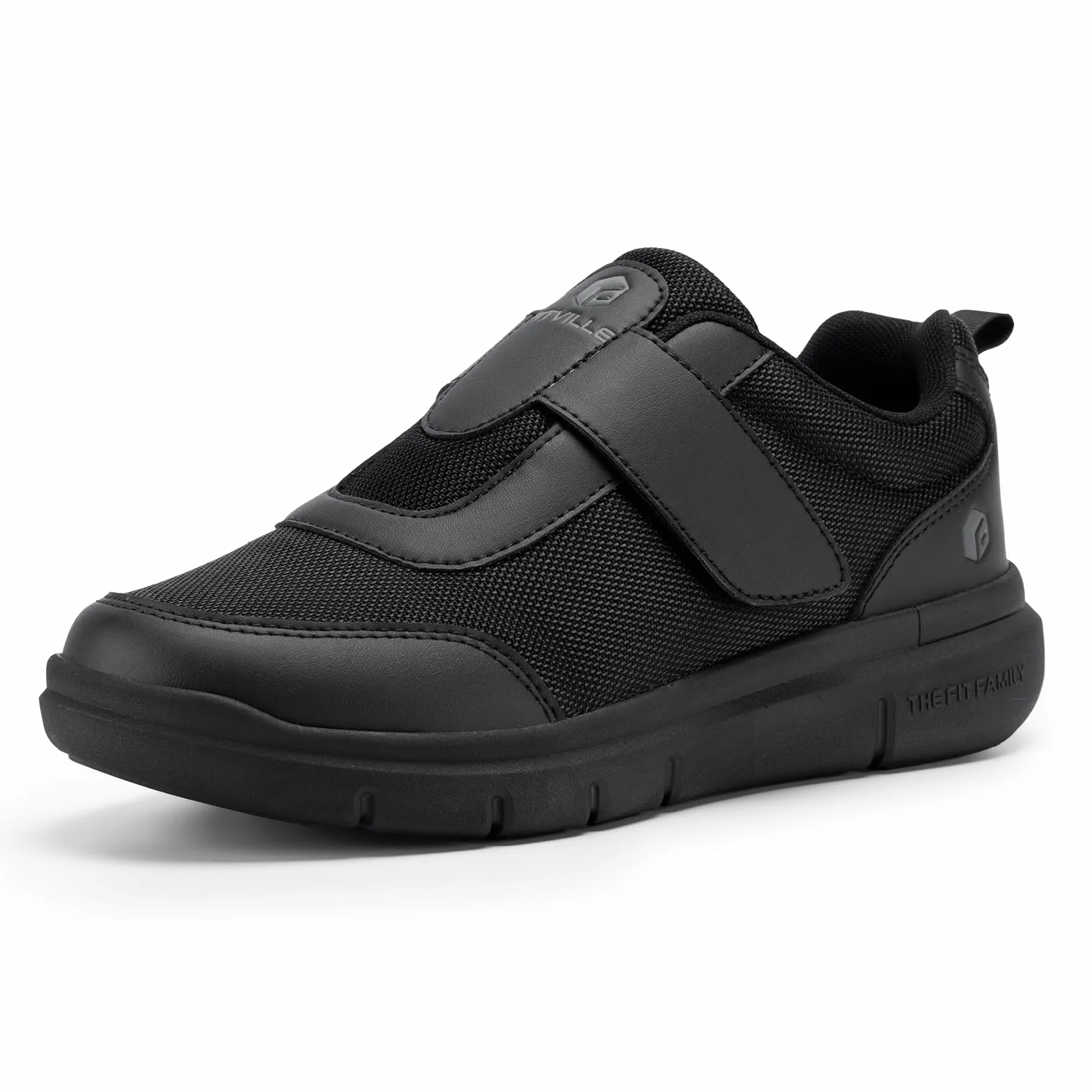 FitVille Scarpe Uomo Extra Larghe Casual Sneaker con Chiusura a Strappo per Piedi Sensibili