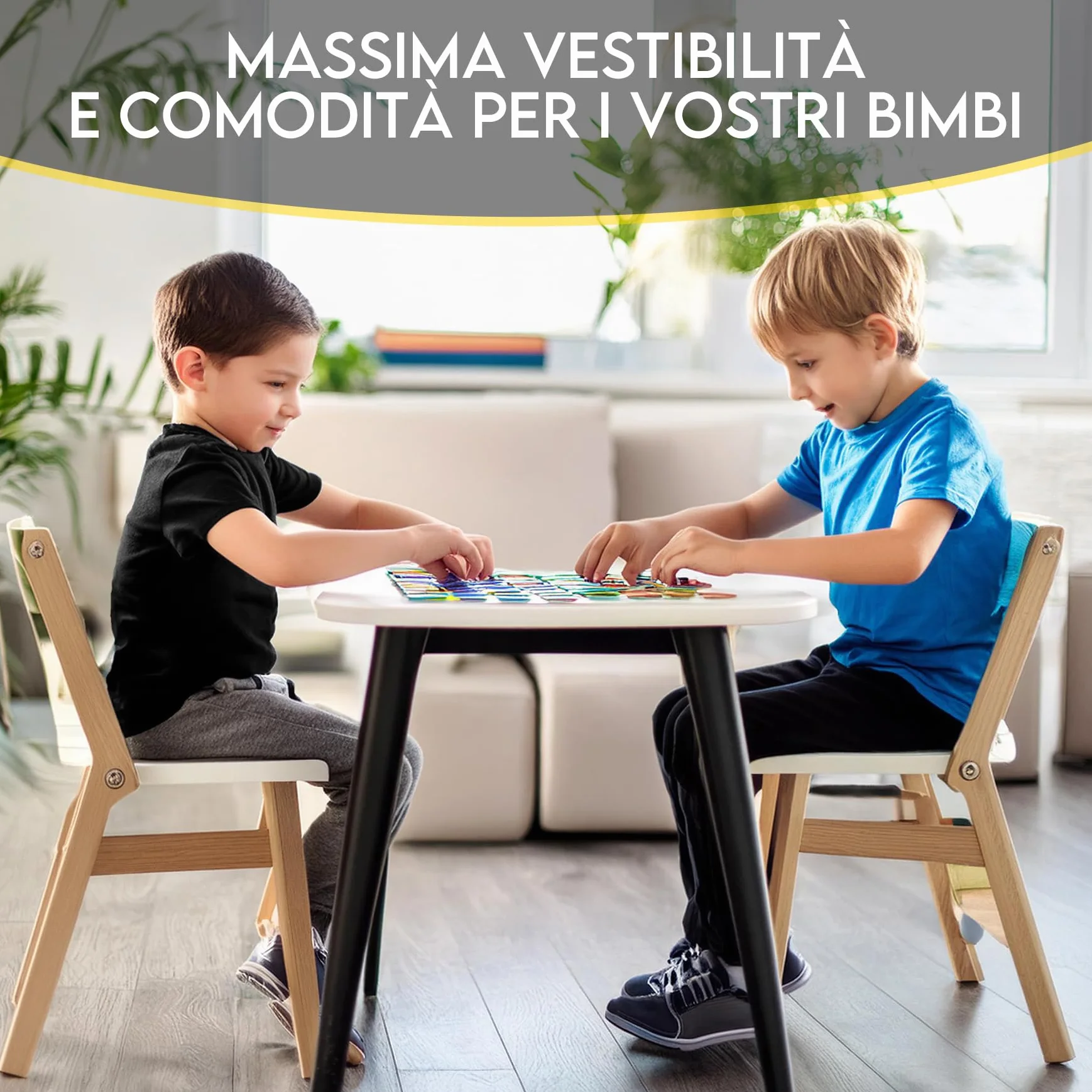 T Shirt Bambino Ragazzo Maniche Corte 100% Cotone Leggera Morbida Traspirante Girocollo Rinforzato 2-14 Anni