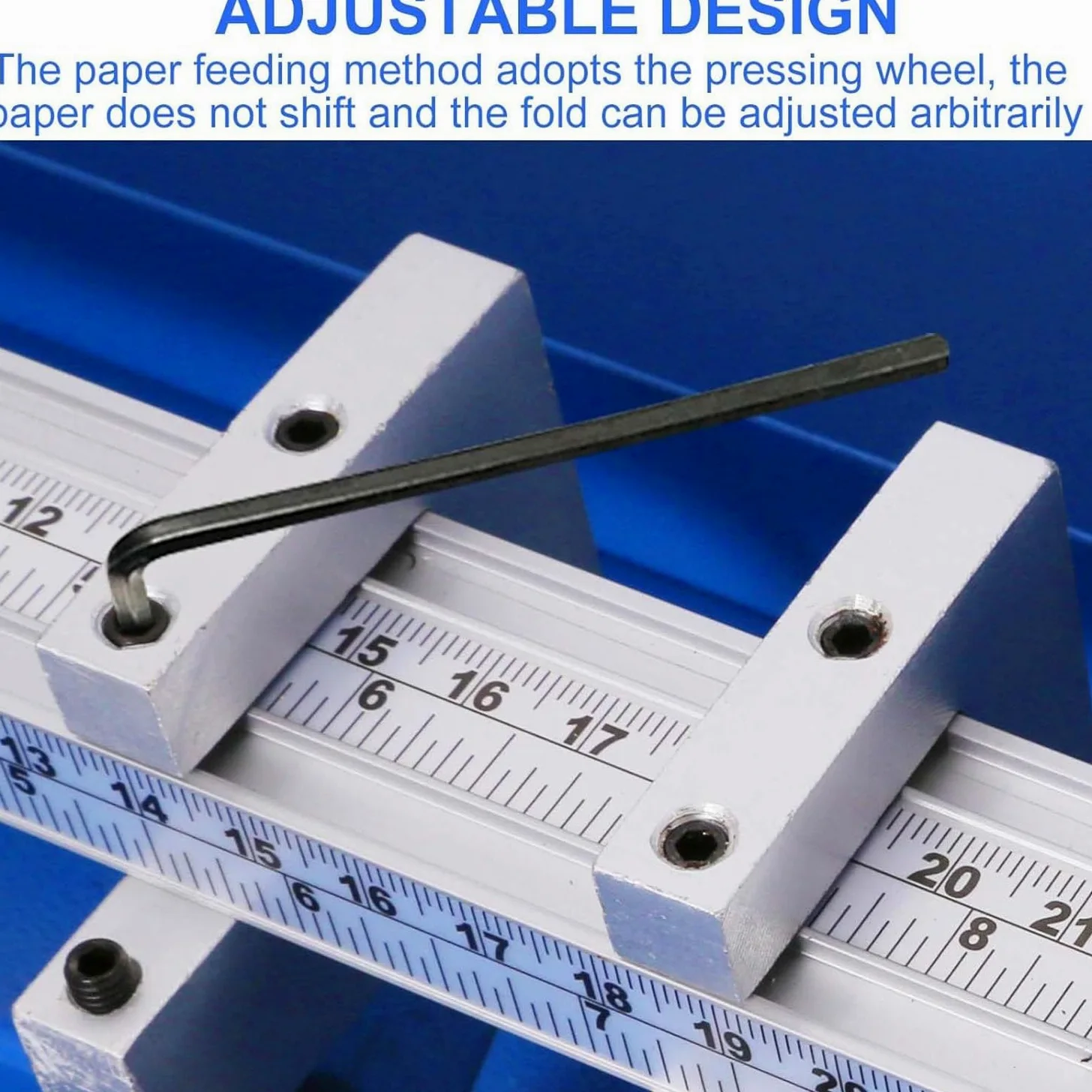 Macchina per piegatura elettrica 3 in 1, perforatore per piegatura e perforazione di carta regolabile da 520 mm per copertine di libri da ufficio