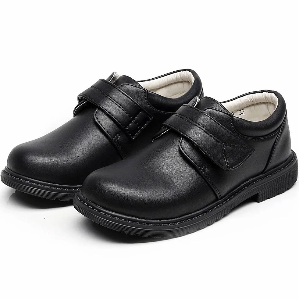 rismart Ragazzo Bambini Hook & Loop Abito Formale Principe Oxfords Scarpe Stringate Basse