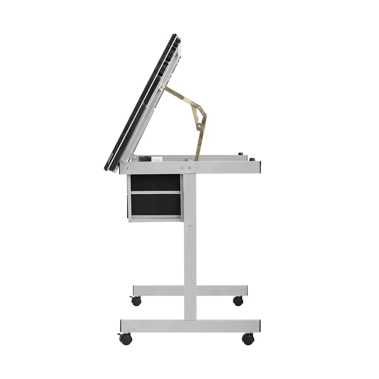 Fromm & Starck Tavolo da Disegno Inclinabile Scrivania da Architetto Star_Desk_10 (104 x 60 cm, Regolabile in Altezza, Piano in Vetro)
