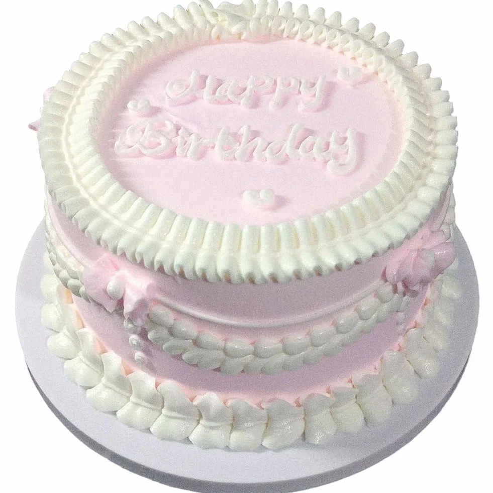 Modello Torta Artificiale 6 Pollici Finta Realistica Crema Fragole Decorazione Casa