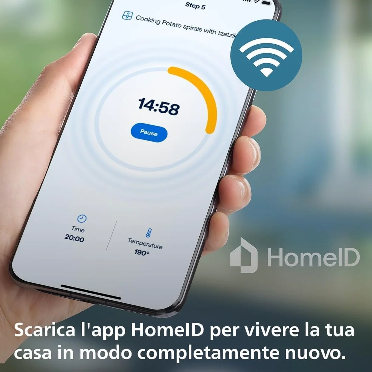 Philips Serie 5000 Airfryer XXL Connessa – 16 Funzioni di Cottura, Fino al 90% di Grassi in Meno, Compatibile con App e Alexa, Capacità 7.2L, Facile da Pulire, Ricette Salutari (HD9285/90)