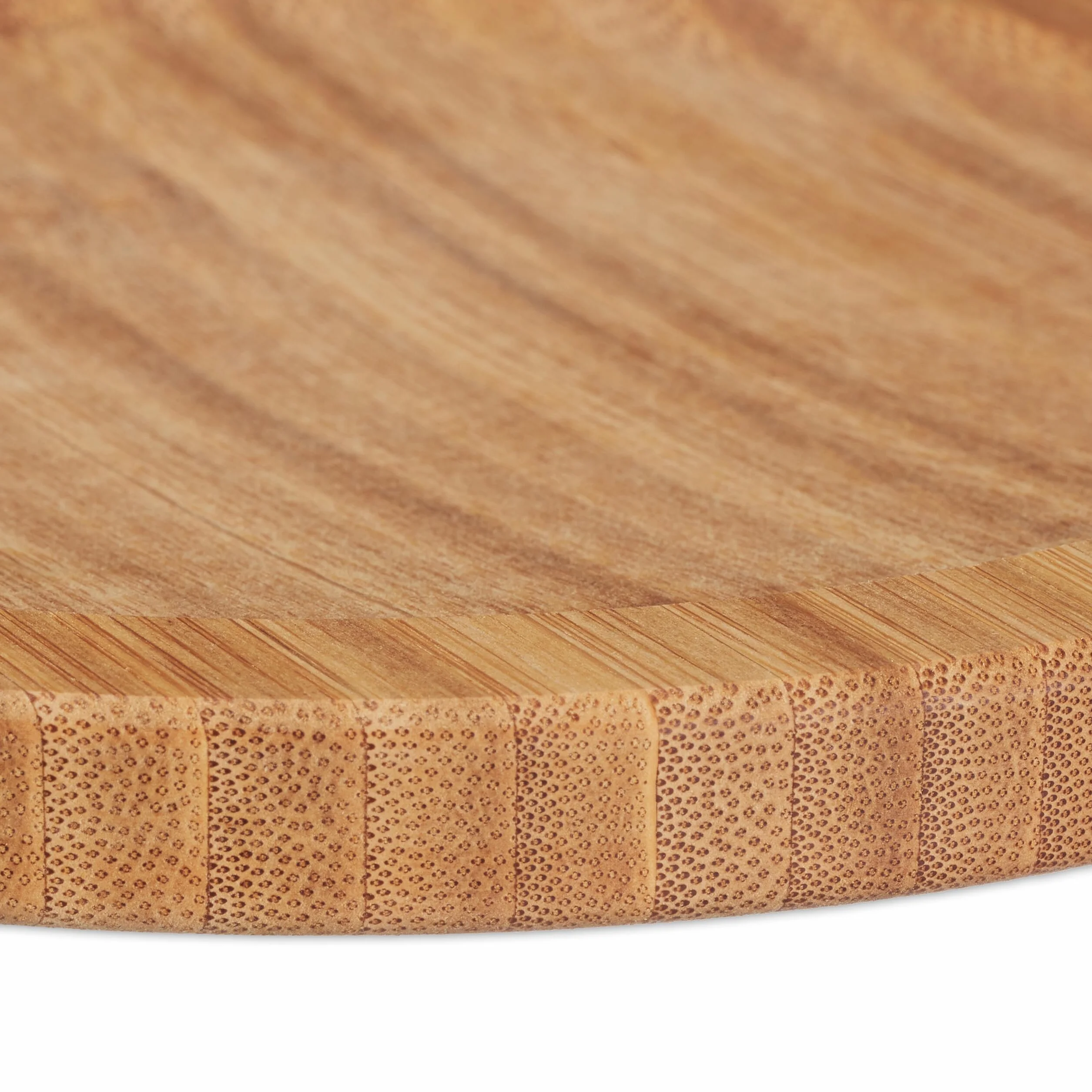 Relaxdays Mezzaluna con Tagliere Ø 20cm, Coltello a Doppia Lama Trita Erbe, in Acciaio Inox e bambù, Naturale Argentato