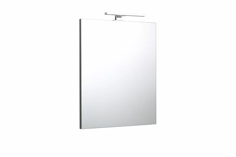 Kiamami Valentina - Specchio Bagno A Filo Reversibile 60X70 Con Lampada Luce A Led